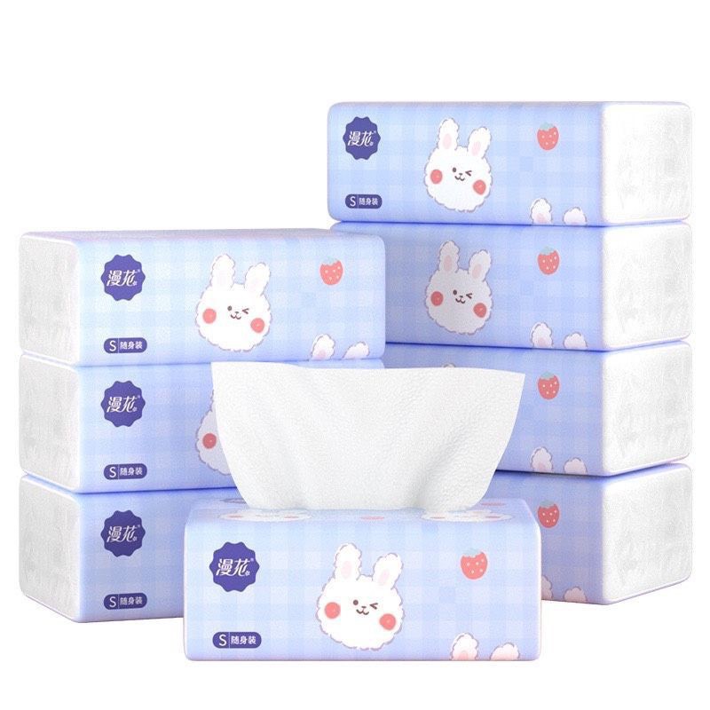 Thùng 40 Gói Giấy Ăn Thỏ Trắng Siêu Dai, Siêu Mịn (Hàng Nội Địa Trung)