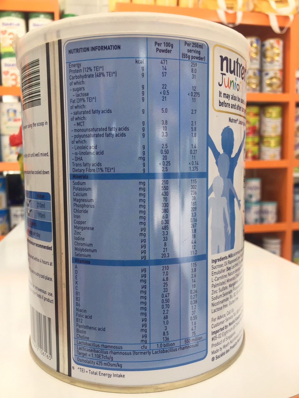 Sữa Nutren Junior 850g