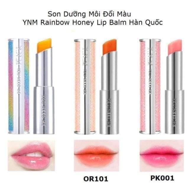 Son dưỡng có màu, mềm môi YNM Hàn Quốc ( 3 màu )