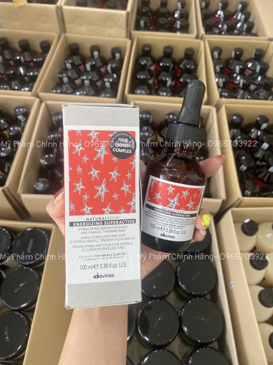 TINH CHẤT CHỐNG RỤNG DAVINES ENERGIZING SUPERACTIVE 100ML