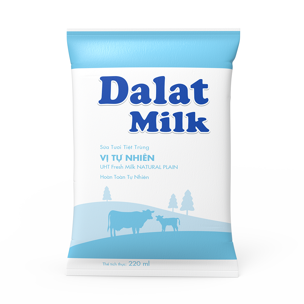 Sữa Tươi Tiệt Trùng Ít 220ml (Thùng 48 bịch)