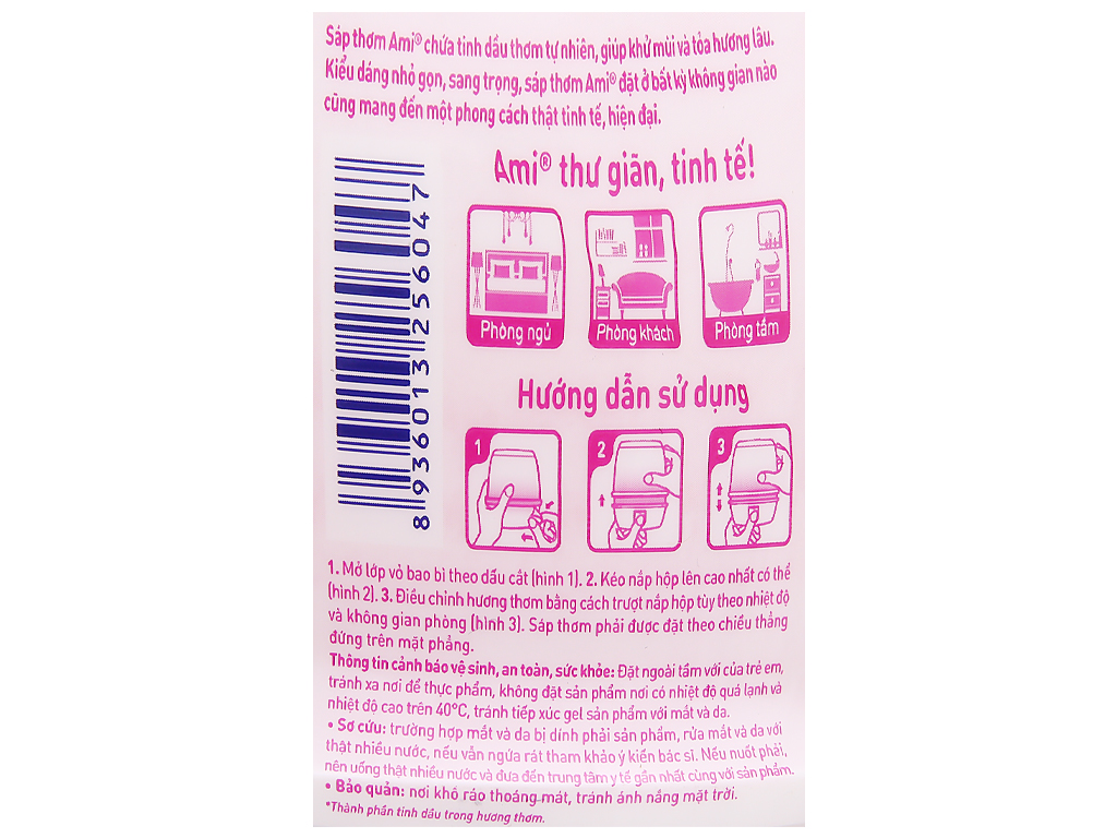 Sáp thơm Ami hương hoa lily 200g