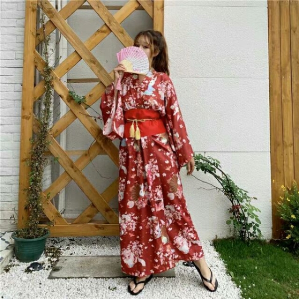 (CÓ SẴN) Bộ Đồ Kimono Nữ Truyền Thống Nhật Bản