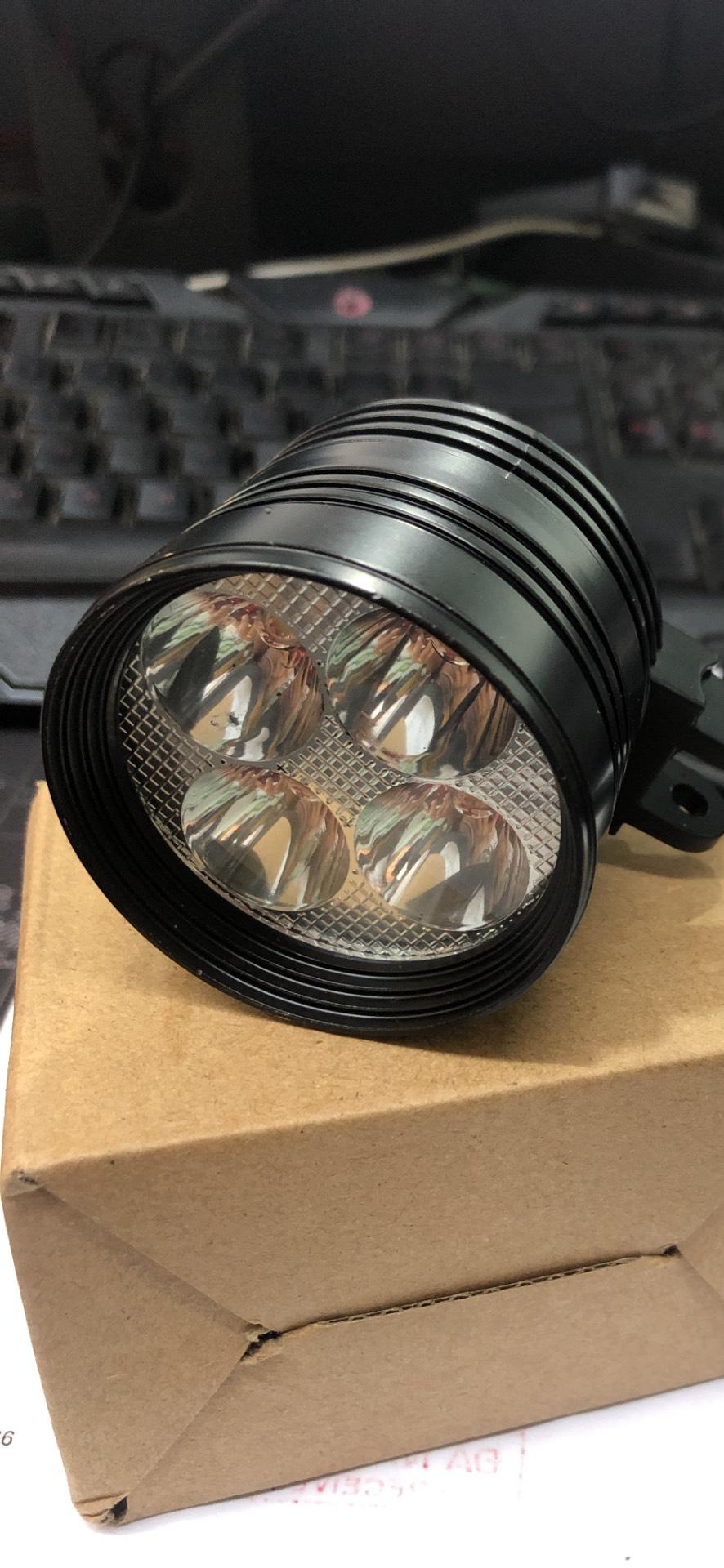 [Tặng Công Tắc] Đèn Trợ Sáng Pha Led L4 Ngắn Siêu Sáng 2019