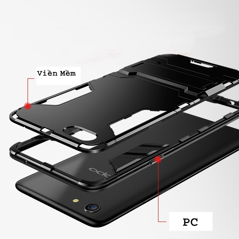 Ốp Lưng Oppo A1k/ Realme C2 Chống Sốc Iron Man