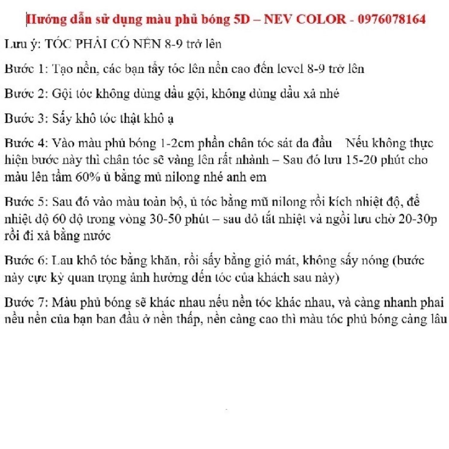 thuốᴄ Nhuộm Tóc Màu Phủ Bóng 5D Hàn Quốc 450ml