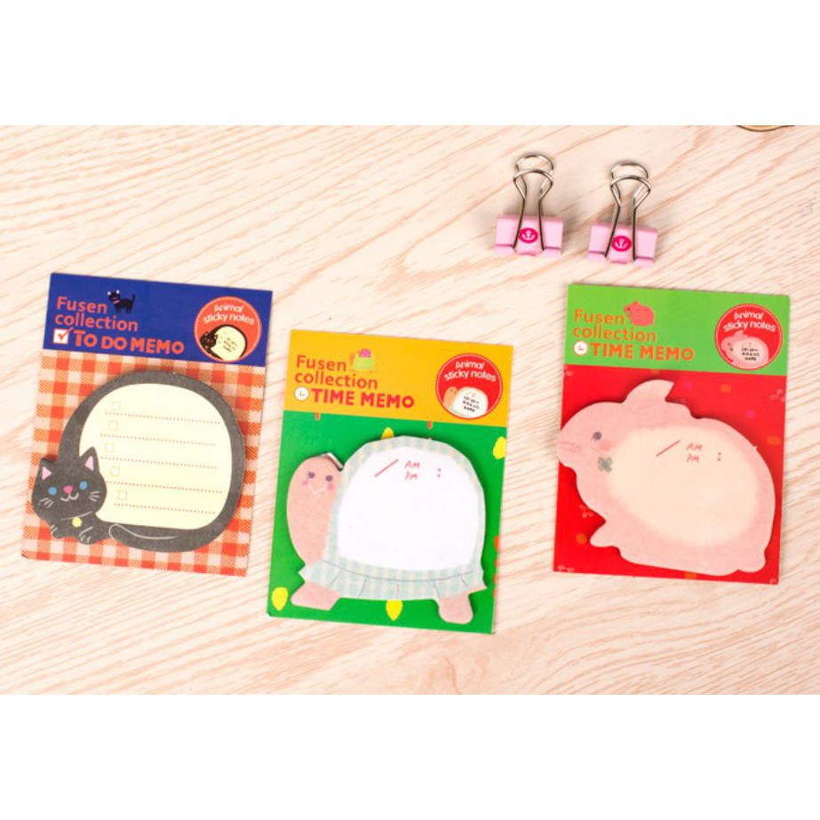 Giấy Note Động Vật Xinh Xắn (20 Tờ)