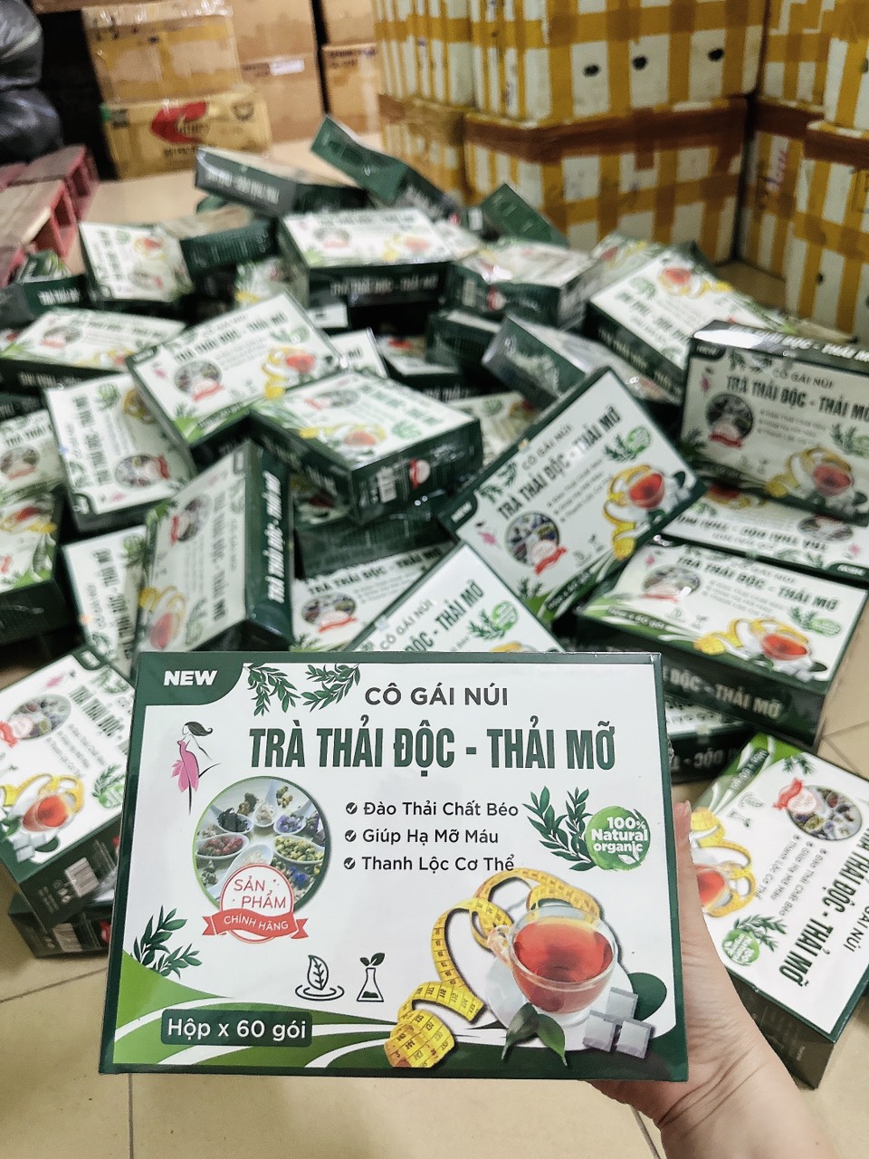 Trà túi lọc Cô Gái Núi (Hộp 60 túi lọc)