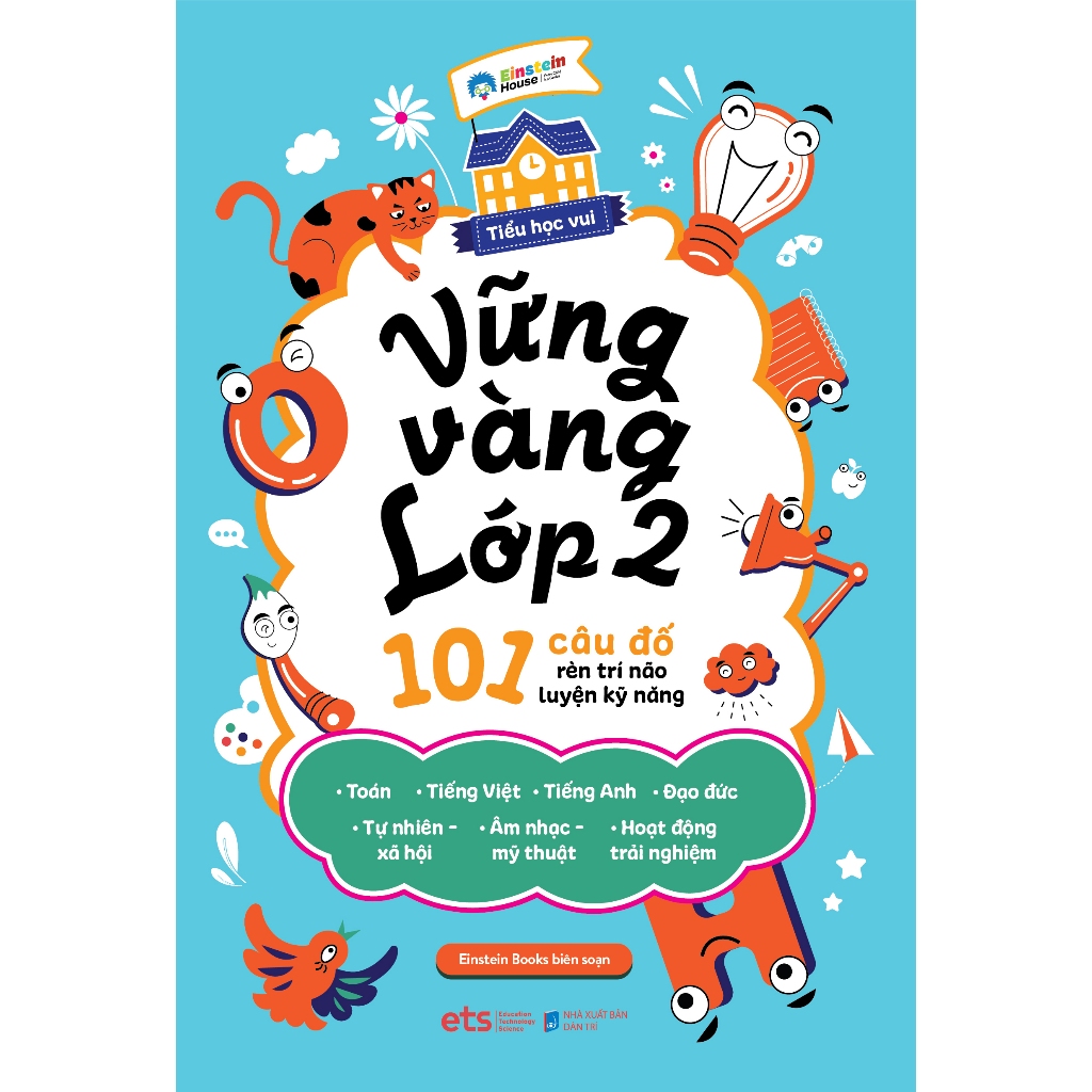 Sách - tiểu học vui - vững vàng lớp 2 : 101 câu đố rèn trí não luyện kỹ năng