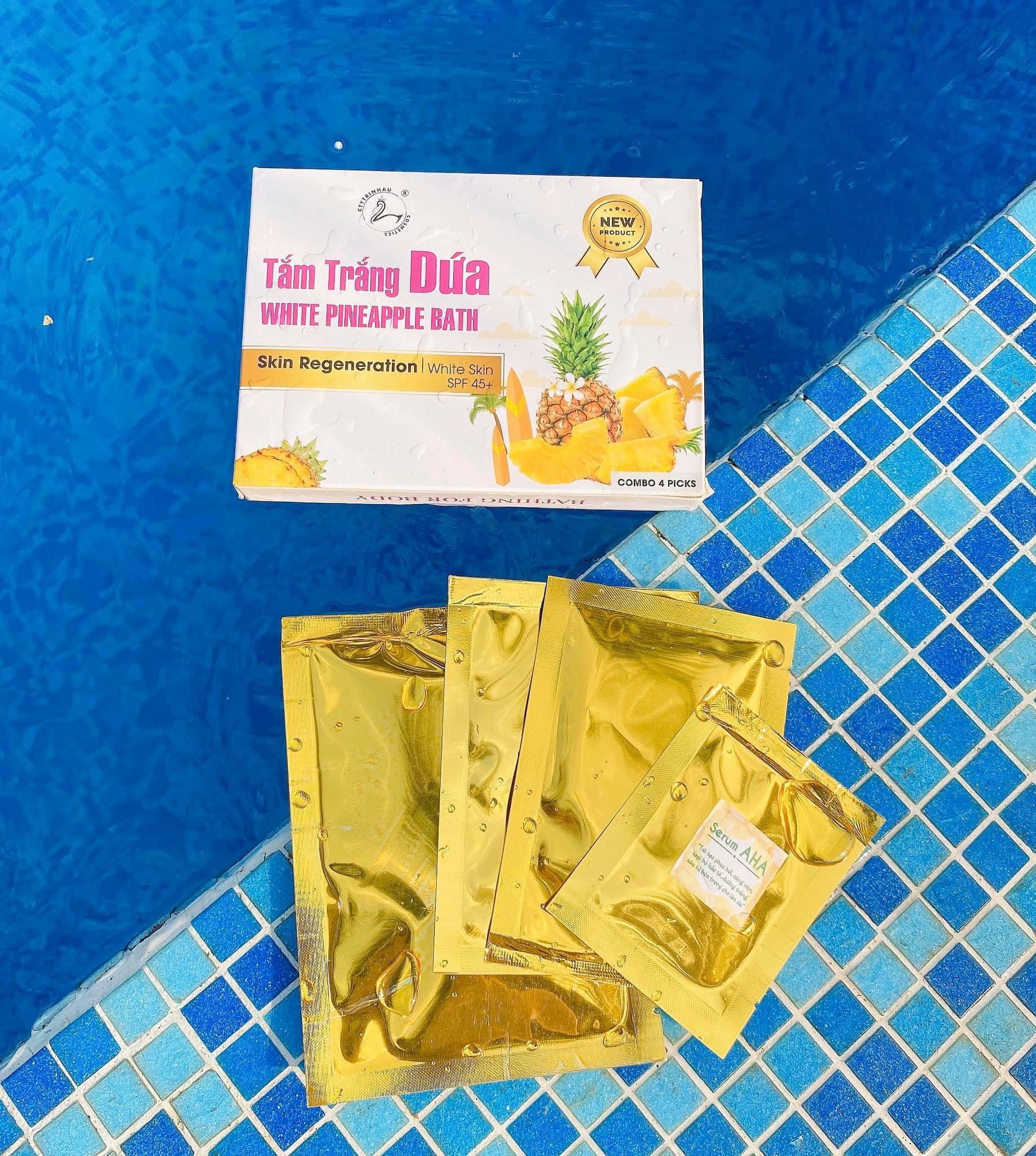 SET Tắm Trắng Dứa WHITE PINEAPPLE BATH