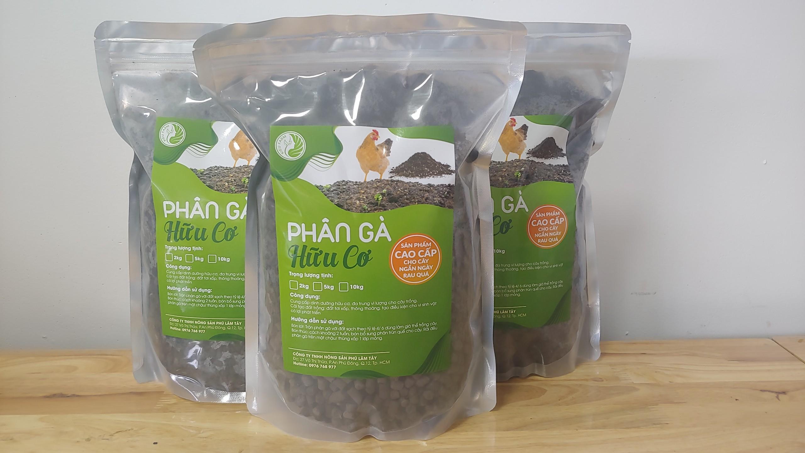 Phân gà hữu cơ nhập khẩu nén viên - 2kg