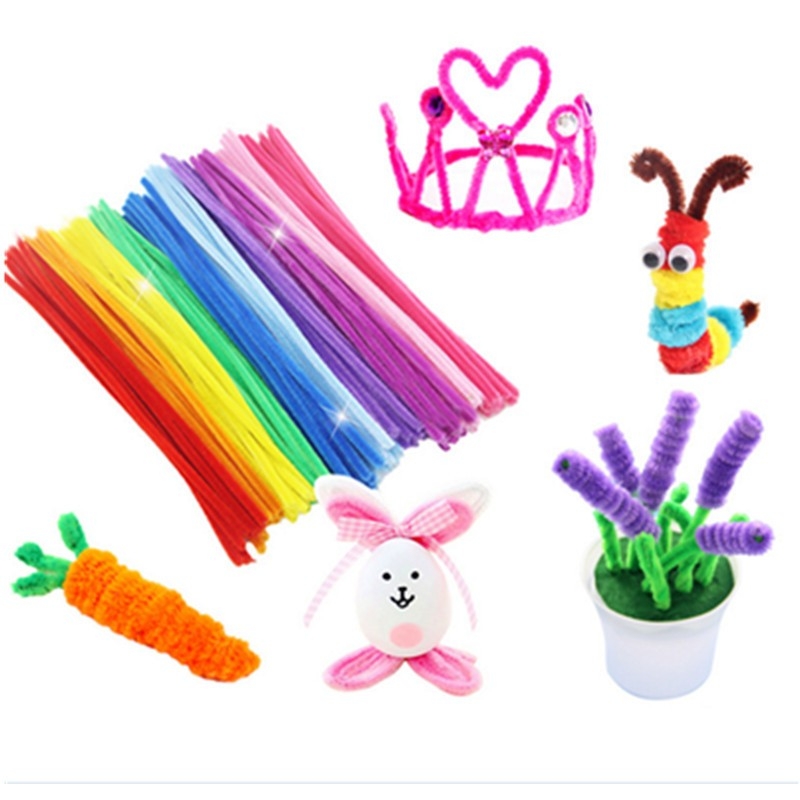 Kẽm xù/kẽm nhung làm đồ thủ công 30cm (50 dây/bó)