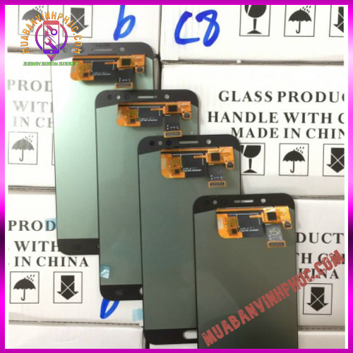 Màn hình ss galaxy j7 plus / c8 oled nguyên bộ (màu trắng-đen) - mbvp.com