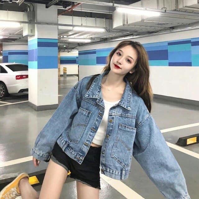 [HCM]ÁO KHOÁC JEAN NỮ CAO CẤP MẪU MỚI SEVENSHOP89 MS23K