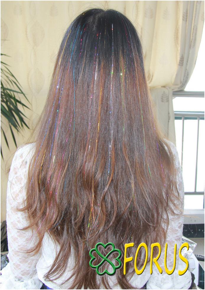 Tóc line kim tuyến Combo 10 túi đủ màu ❤️FREESHIP❤️ tóc ligh nhiều màu, tóc giả đính line