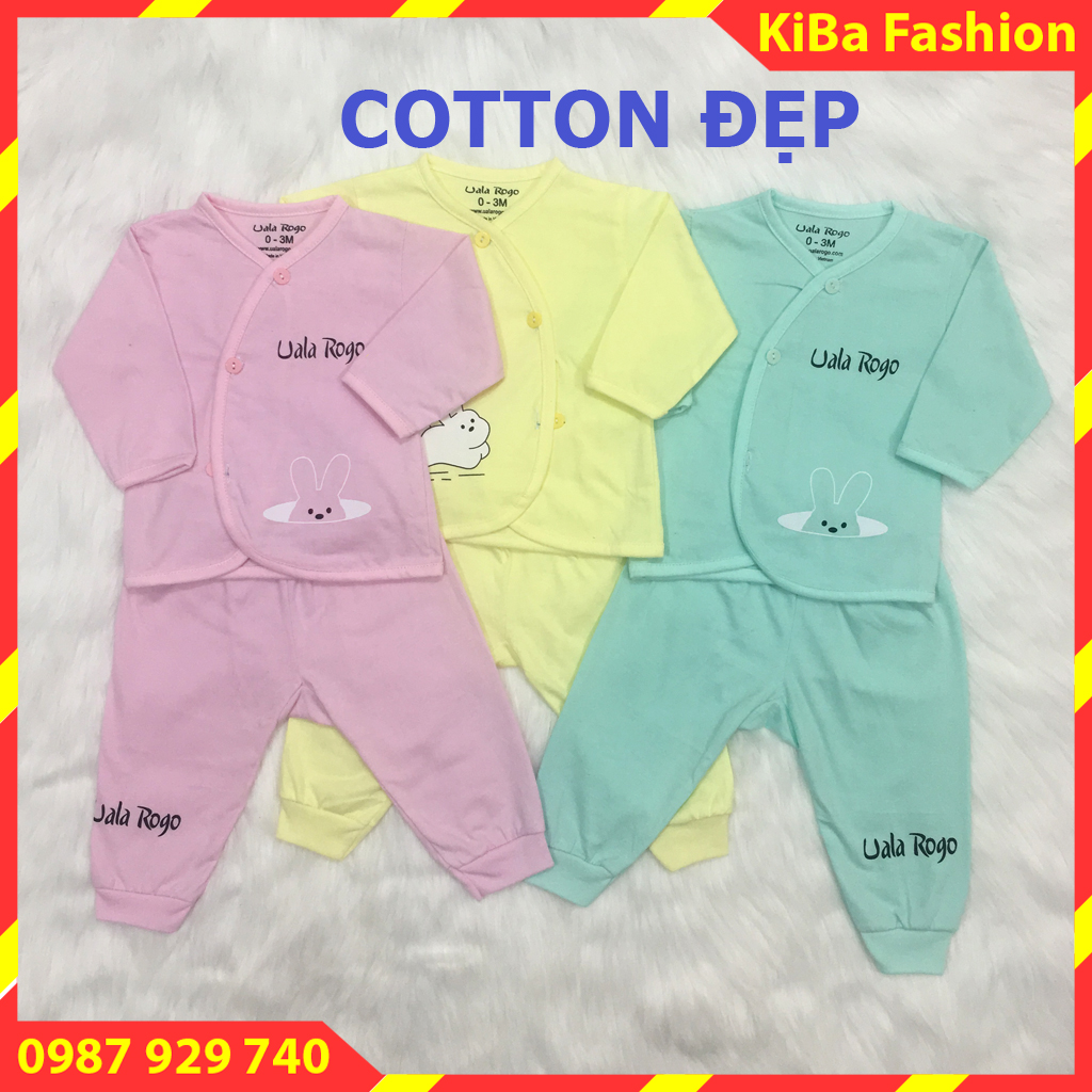 [ HÀNG CAO CẤP ] Set 3 Bộ sơ sinh dài tay quần đáp đũng chất cotton 100% mềm mịn an toàn cho bé sơ sinh -  BSS - TK0270 / Bộ quần áo sơ sinh / bộ dài tay sơ sinh / quần áo dài sơ sinh