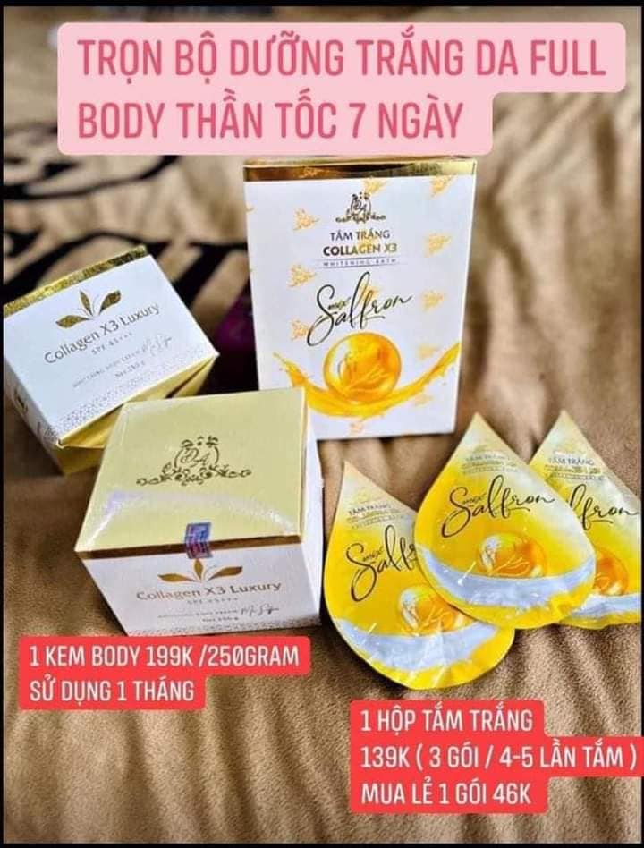 body collagen X3 luxury chính hãng