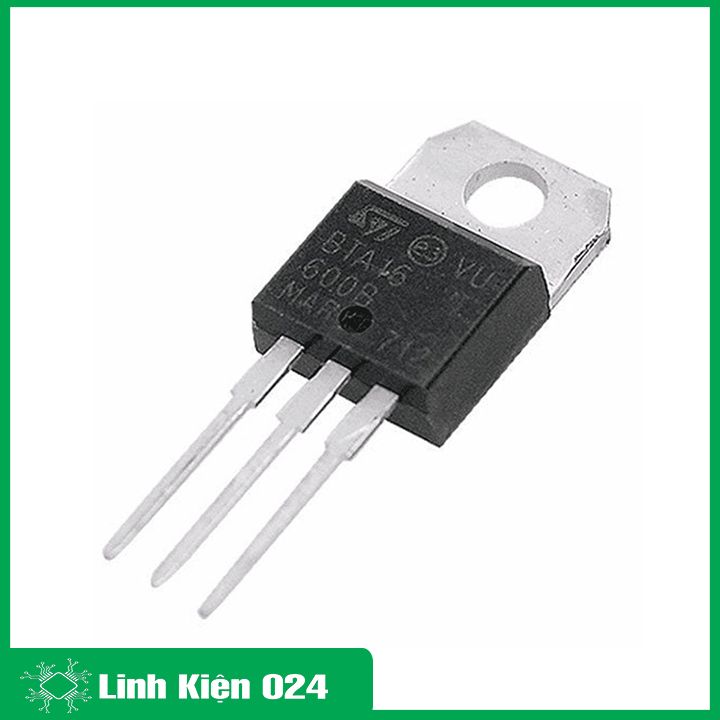 Triac BTA16-600B TO220 điện áp 600V 16A