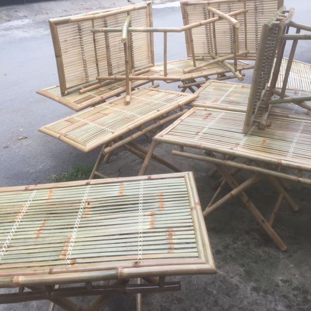 [HCM]Bàn tre xếp phủ bóng