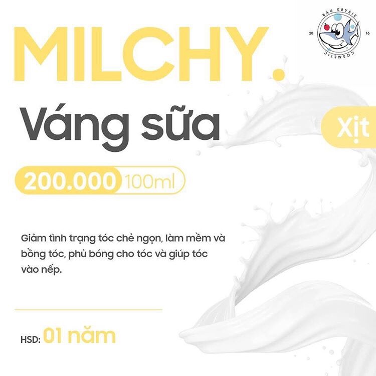 Xịt Dưỡng Tóc Váng Sữa - MILCHY ( Handmade )