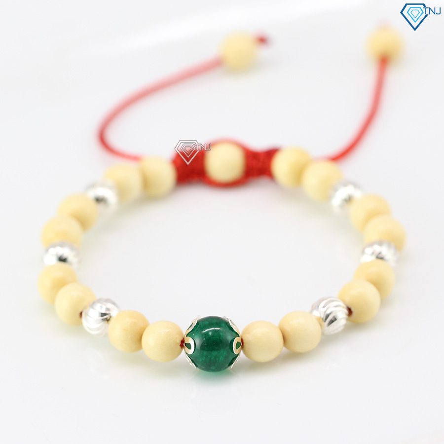 Vòng tay dâu tằm cho trẻ sơ sinh VTD0001 - Trang Sức TNJ