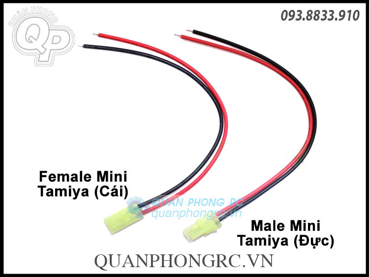 Cáp Jack Mini Tamiya Male (Đực) / Female (Cái) Connector