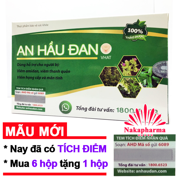 An Hầu Đan - Giảm Viêm Amidan, Viêm Họng Hạt
