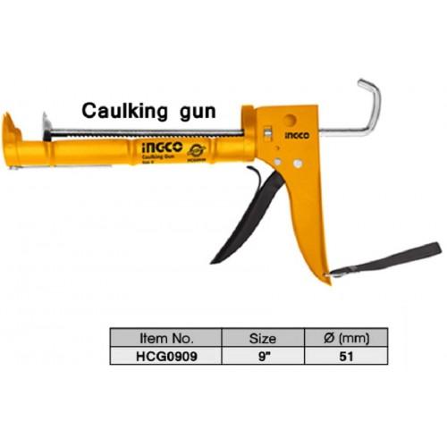 Dụng cụ bơm silicol 9" (độ dày 1mm) Ingco HCG0909