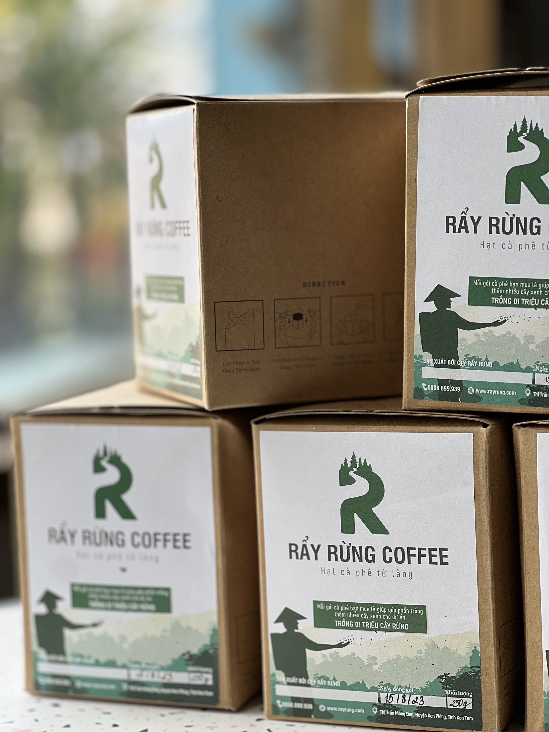 Cafe phin giấy Rẫy rừng