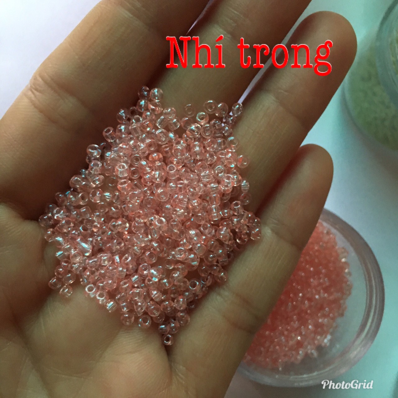 Cườm cát cườm thủy tinh 300-650 hạt
