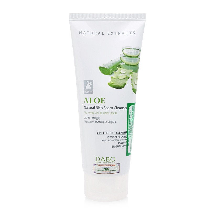 SỮA RỬA MẶT HÀN QUỐC DABO LÔ HỘI CAO CẤP 3-IN-1 (180ml)
