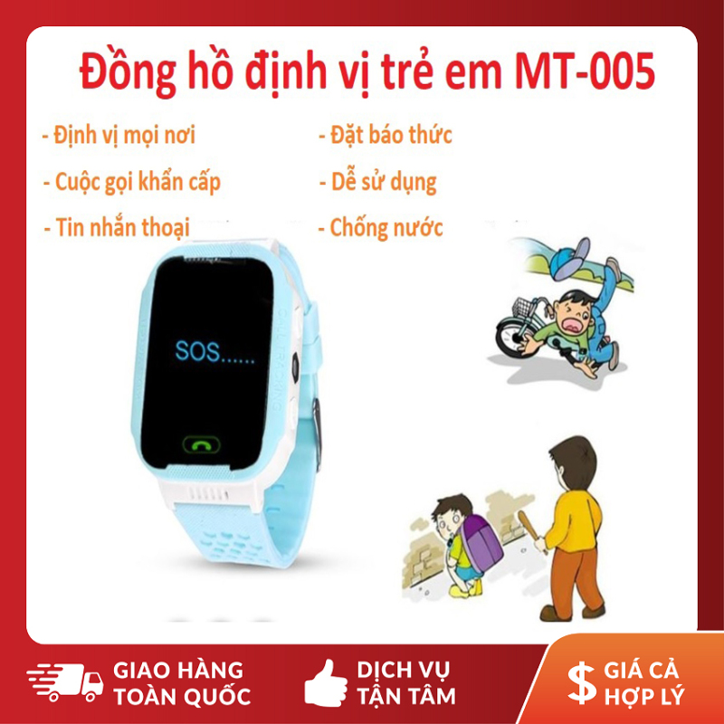Giá bán Đồng Hồ Thông Minh, Các Loại Đồng Hồ, ĐỒNG HỒ ĐỊNH VỊ TRẺ EM MT-05, Thiết Kế Thông Minh, Định Vị Từ Xa, Đa Chức Năng Như Một Chiếc Điện Thoại Thông Minh Kết Nối Với Các Thiết Bị Khác, Bảo Hành Uy Tín 1 Đổi 1 Trên Toà