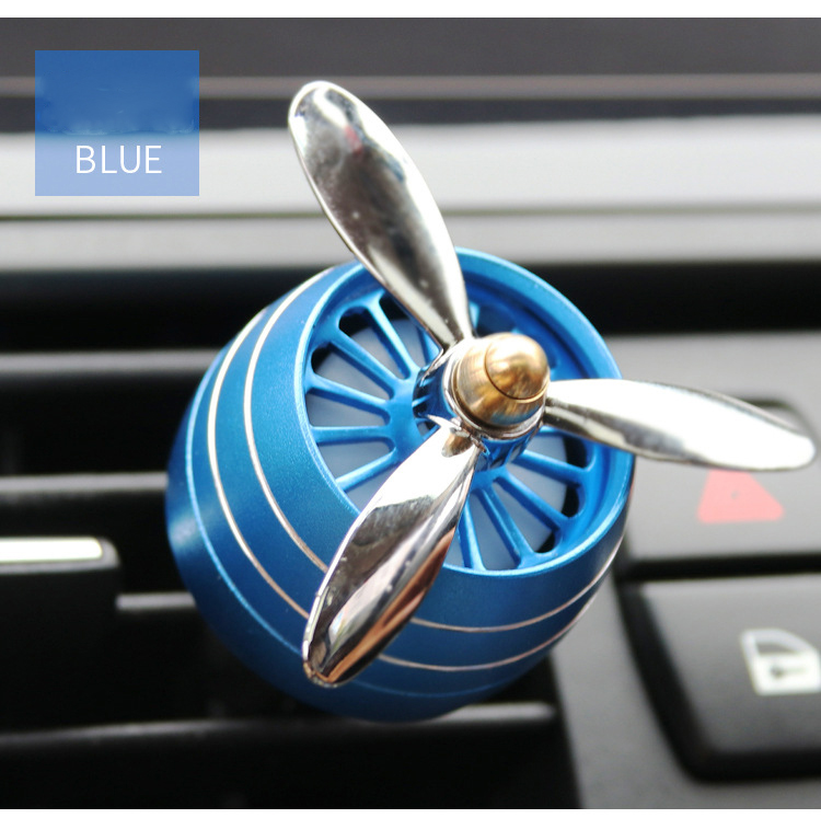 Quạt Sáp Thơm Cài Cửa Gió Điều Hòa Có Đèn Led Trang Trí Ô Tô Cao Cấp + Sáp Thơm