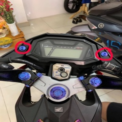 [HCM]COMBO 2 ỐC TITAN GR5 ĐỒNG HỒ XE SONIC CỰC ĐẸP