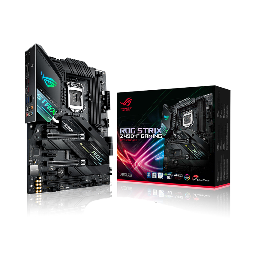 Mainboard ASUS ROG STRIX Z490-F GAMING (Intel Z490, Socket 1200, ATX, 4 khe RAM DDR4)