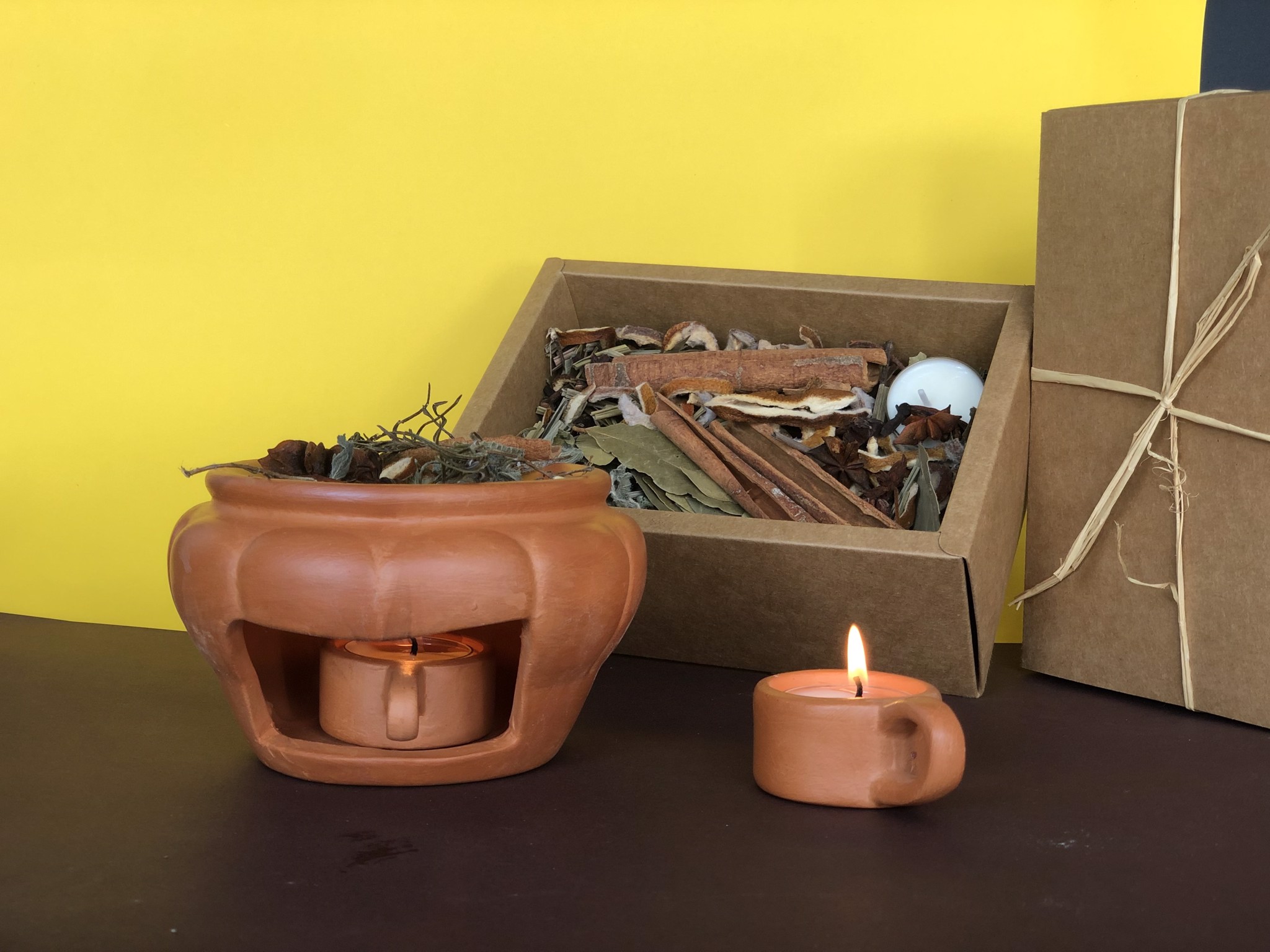 Ly Đựng Nến Tealight Đất Nung