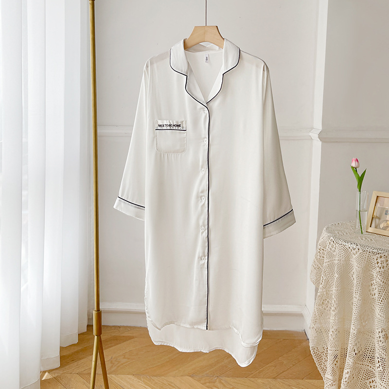 Đầm ngủ lụa Satin Ivysweethome ✽ IVY126