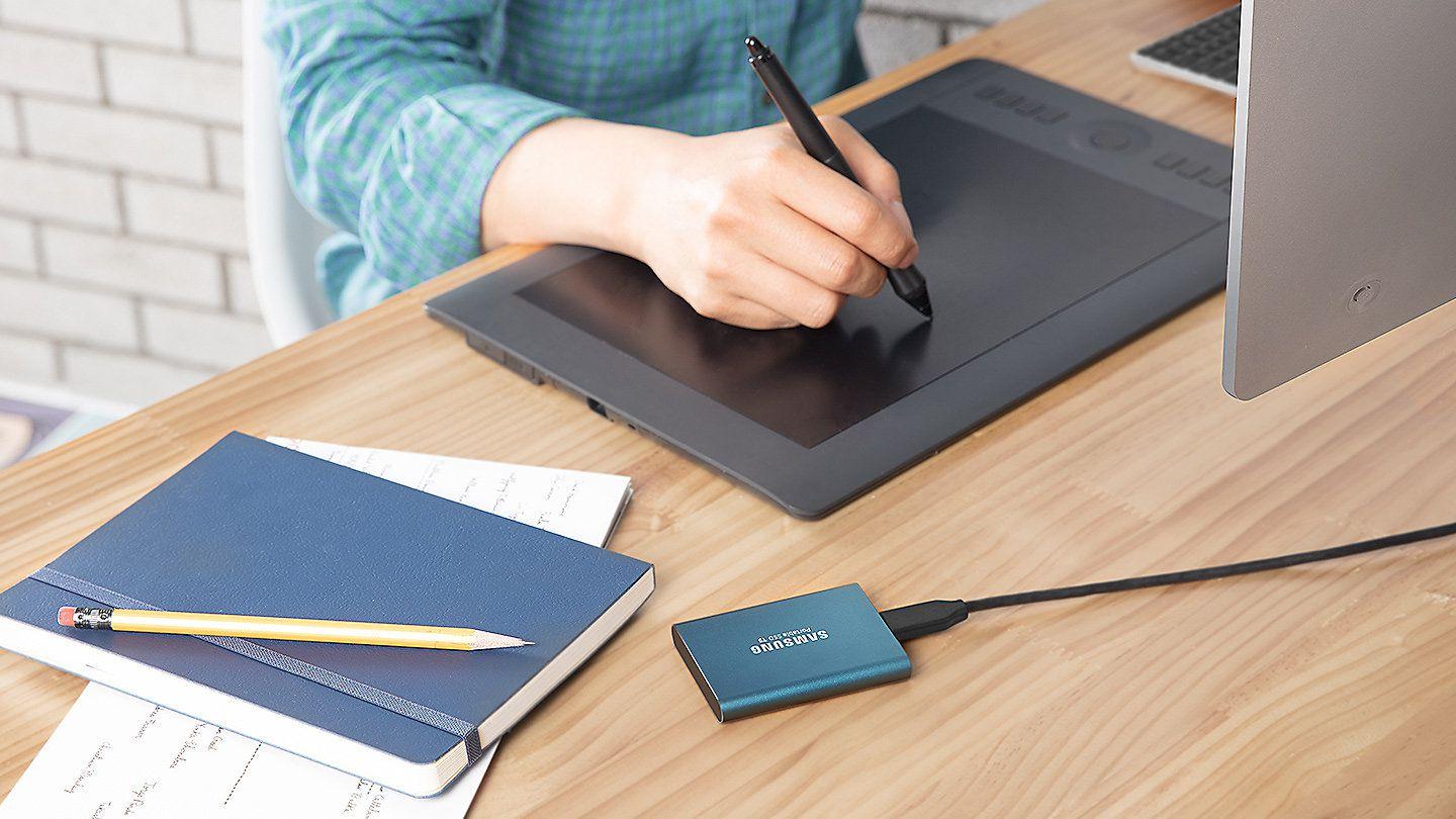 [HCM]Ổ cứng di động SSD External Samsung T5 1Tb Usb 3.1 gen 2