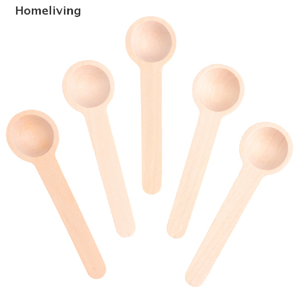 Set 50 muỗng gỗ mini tiện lợi