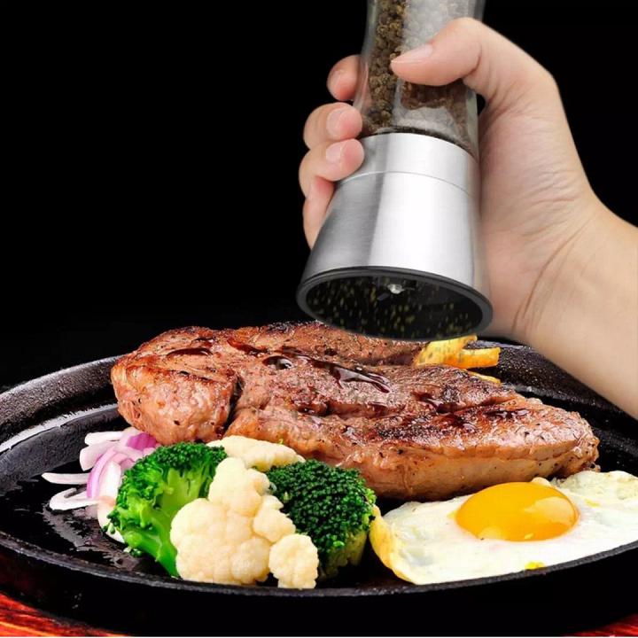 Cối Xay tiêu cầm tay nắp Inox