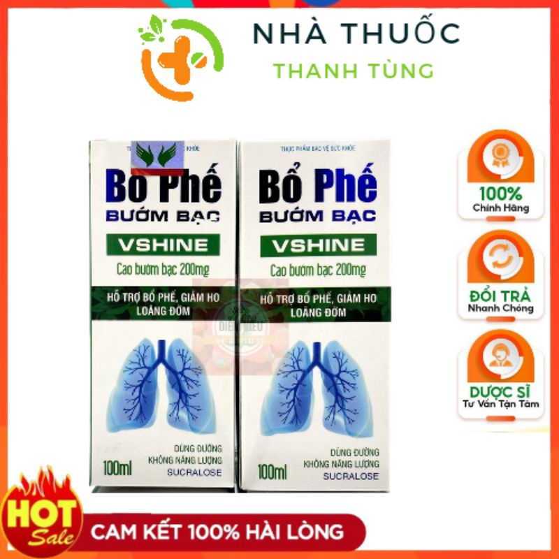 [] Bổ Phế Bướm Bạc Vshine 100ml - Bổ phế vshine