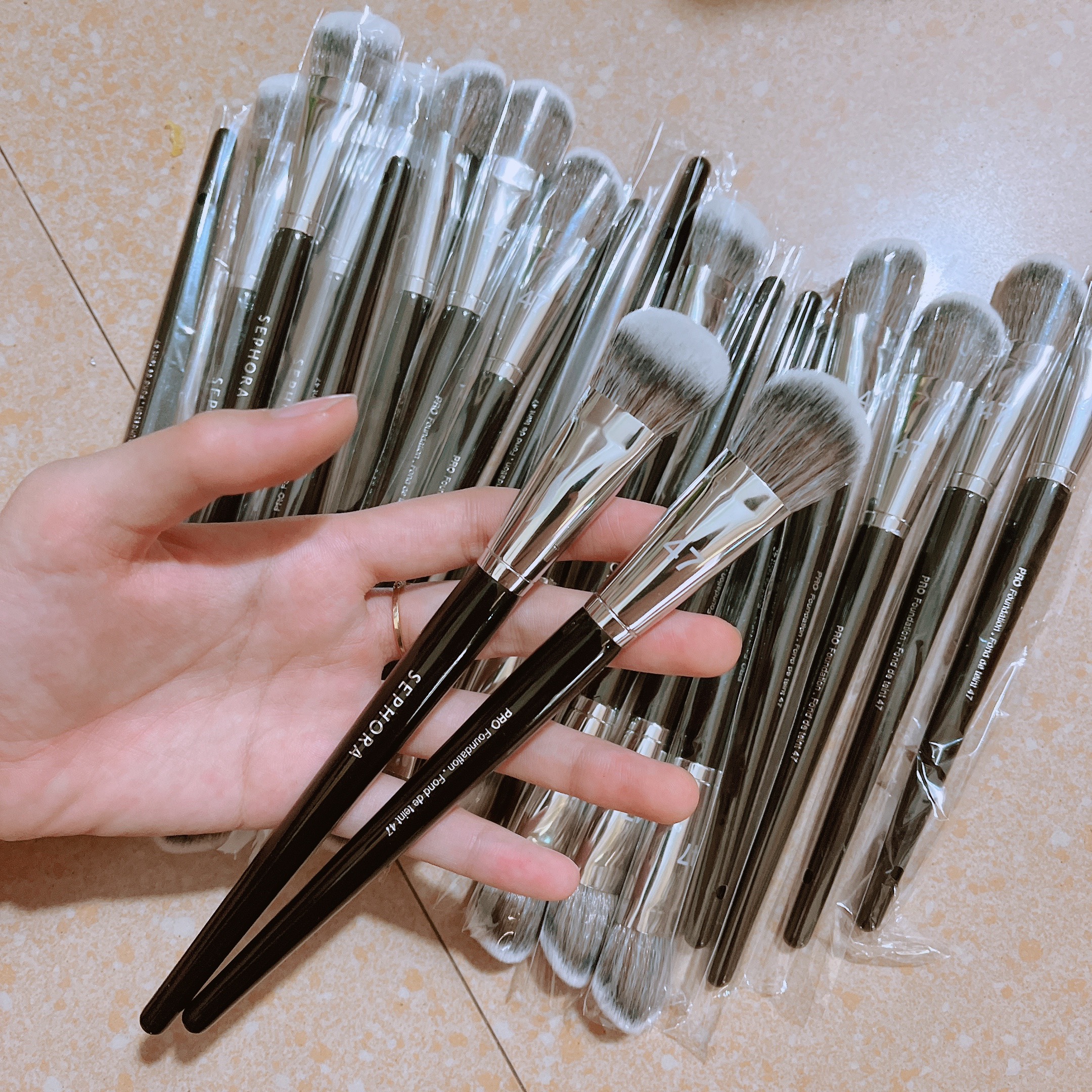Cọ Đánh Nền Sephora - Pro foundation.Fond de teint 47, Cọ Nền [Chính Hãng]