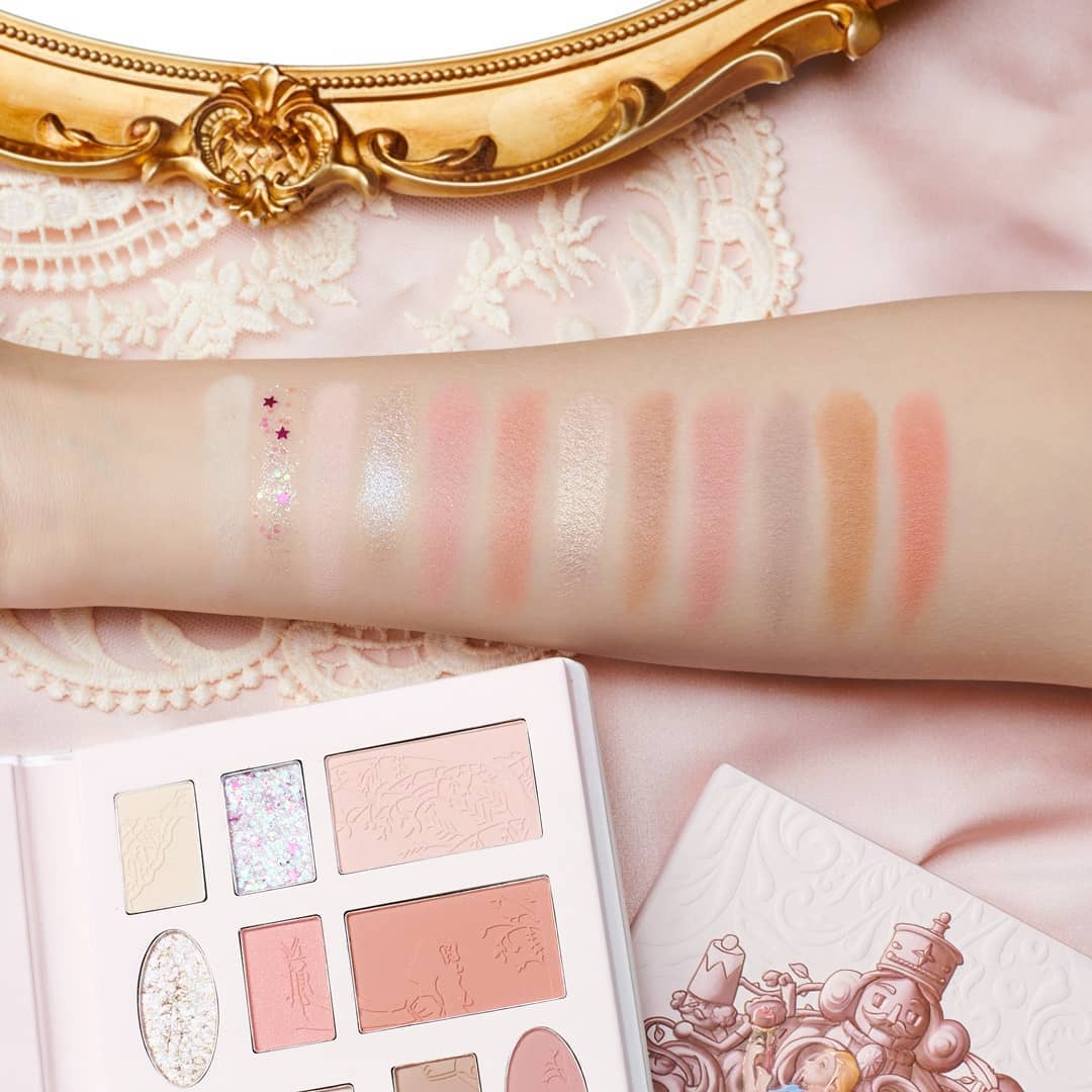 ZEESEA Bảng Phấn Mắt 12 Ô Nutcracker Candy Cruise Makeup Palette Rose Lake
