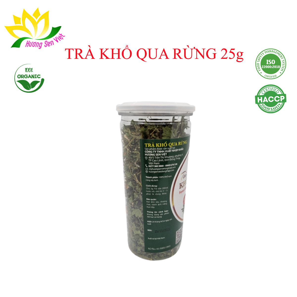 Trà khổ qua rừng - cty hương sen việt