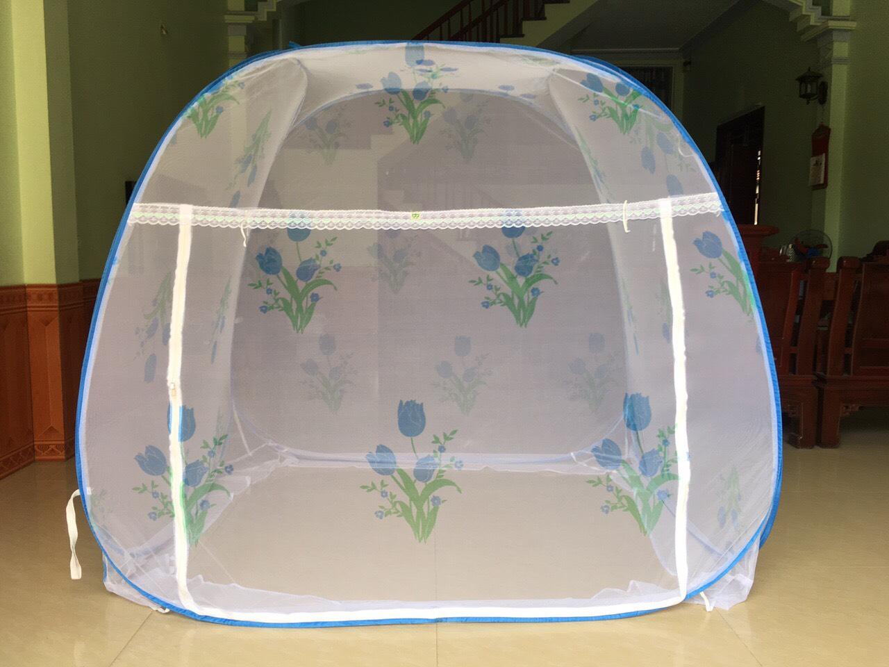 MÀN CHỤP KHUNG VUÔNG GẬP GỌN CAO CẤP 1.6M*2M