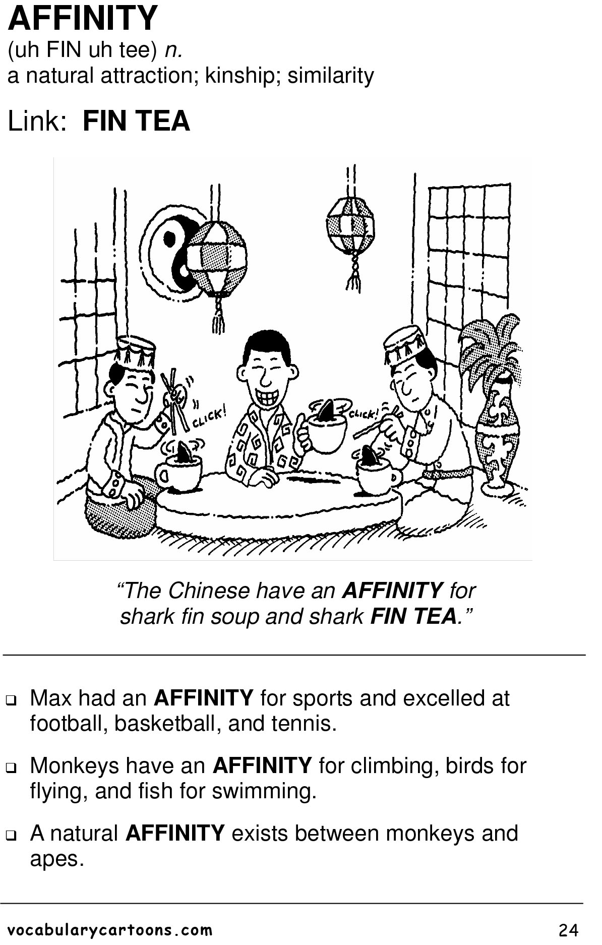 VOCABULARY CARTOONS SAT WORD POWER (Sách đen trắng)