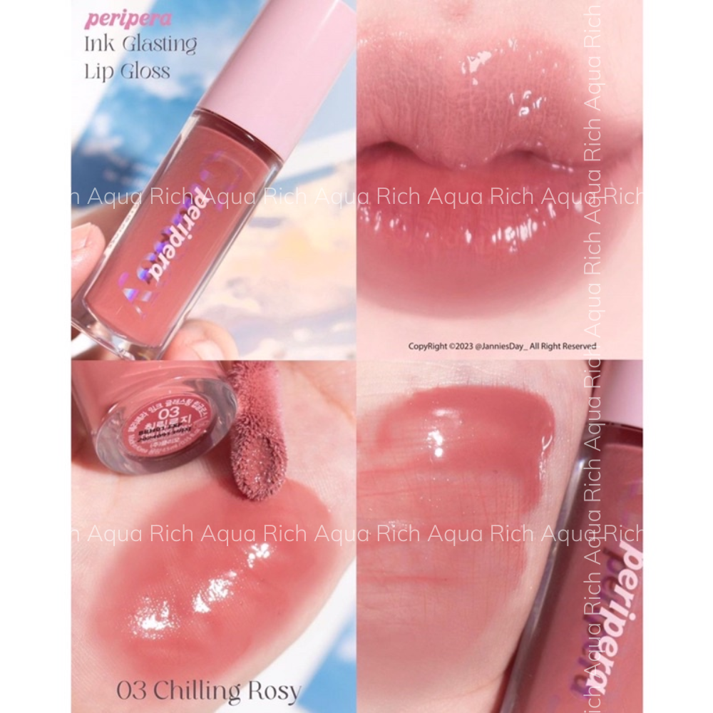 Son Tint Bóng Peripera Ink Glasting Lip Gloss [01-02-03-04-05-06-07-08-09-12-13-14-P01]