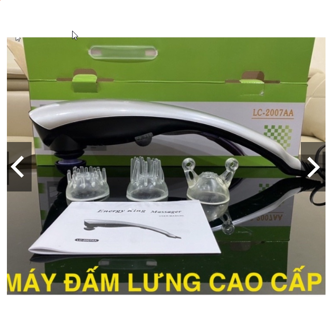MÁY ĐẤM LƯNG, MASSAGE CẦM TAY LC-2007AA (3 đầu matxa)