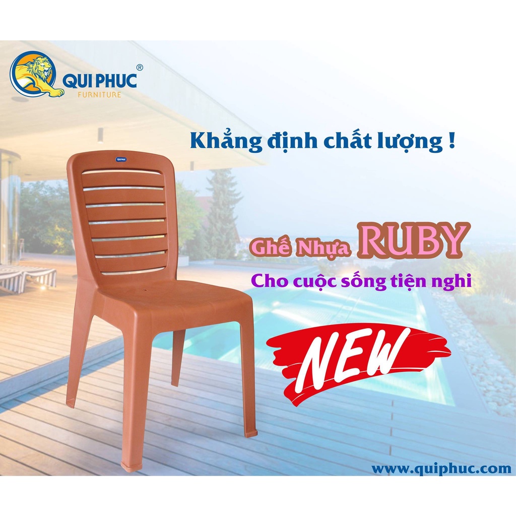 Ghế nhựa RUBY QUI PHÚC