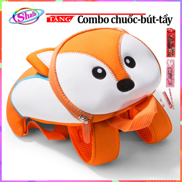 Túi Đeo chéo Bóp đầm gấu thời trang cho bé hình chuột - Vật nuôi sáng tạo đáng yêu vải Mush Xốp toàn bộ Shalla Tặng combo 4 món